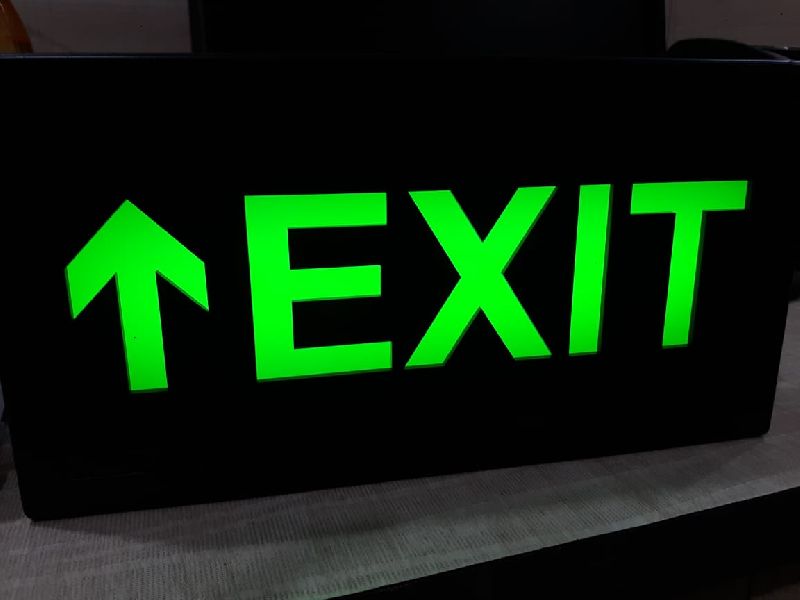 led-exit-sign-board